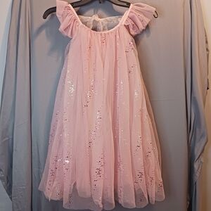 Pink Sequin Dress Size 140 (8/10) Kids